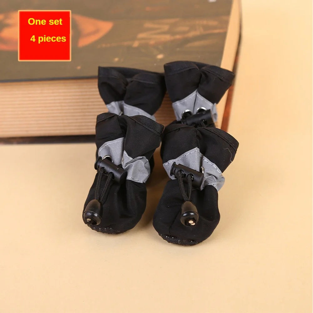 Pet Waterproof Outdoor Boots – 4pcs