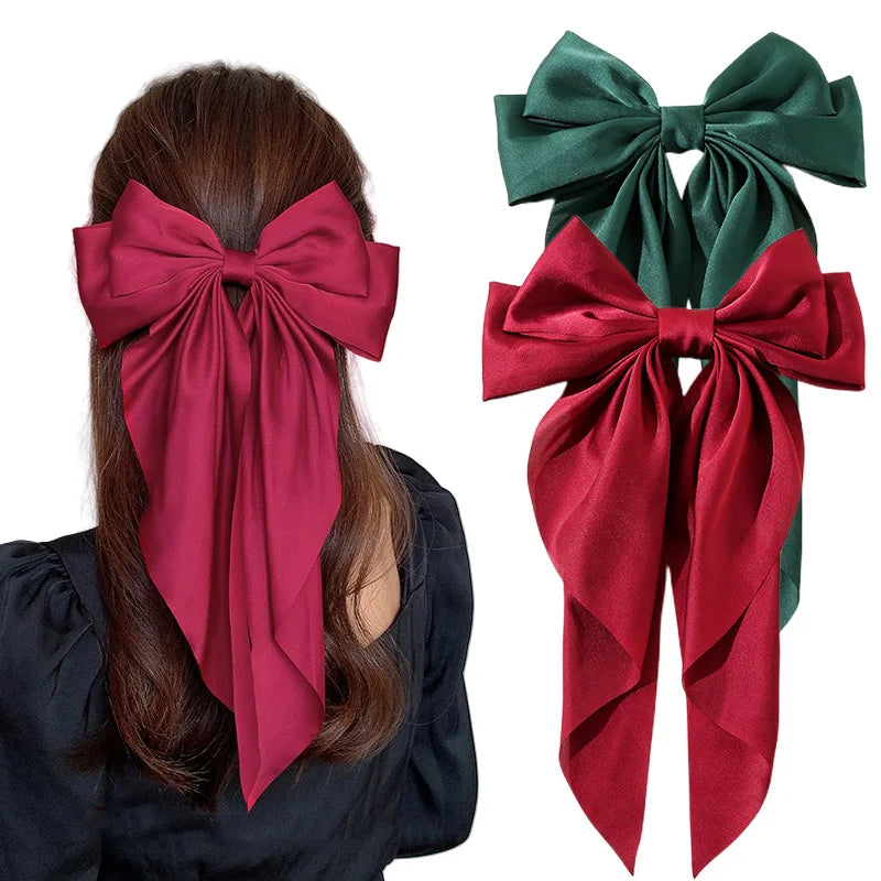 Big Bow Ribbon Hair Clip