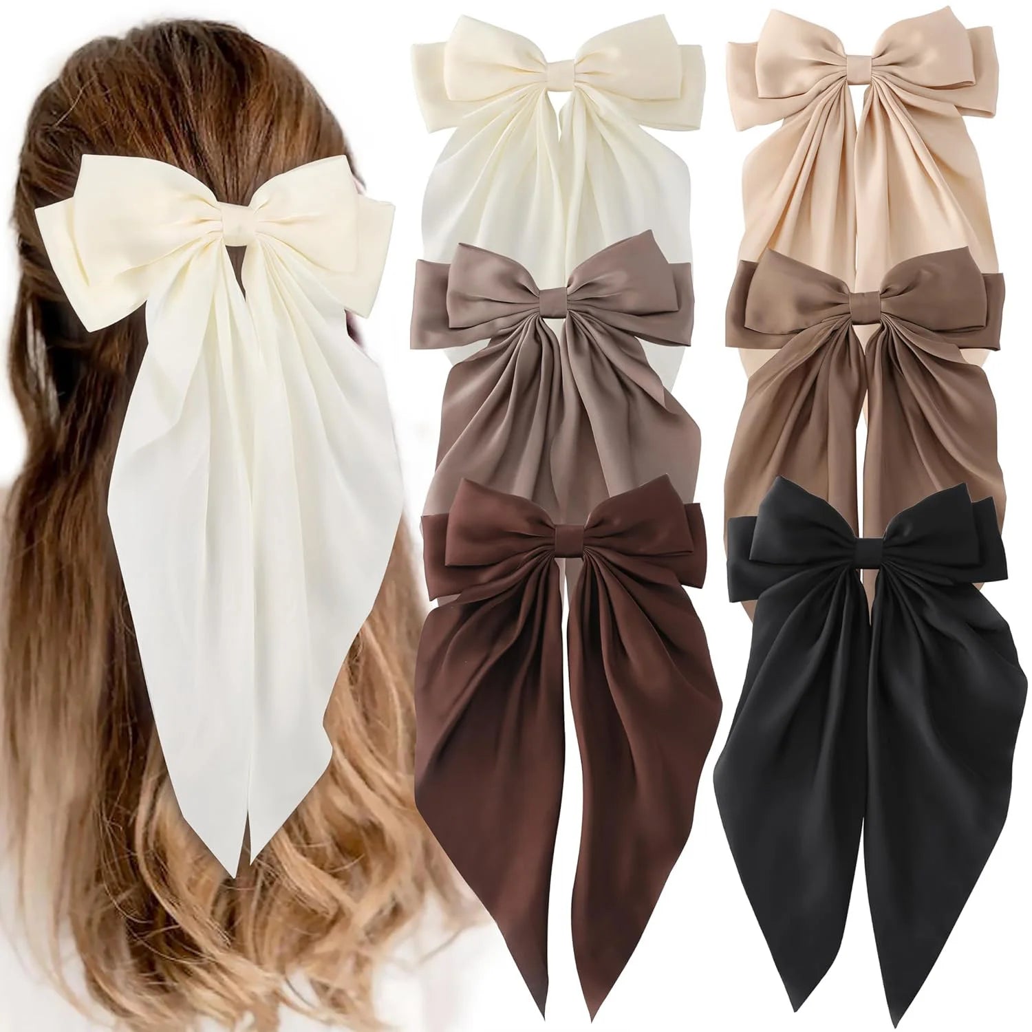 Big Bow Ribbon Hair Clip
