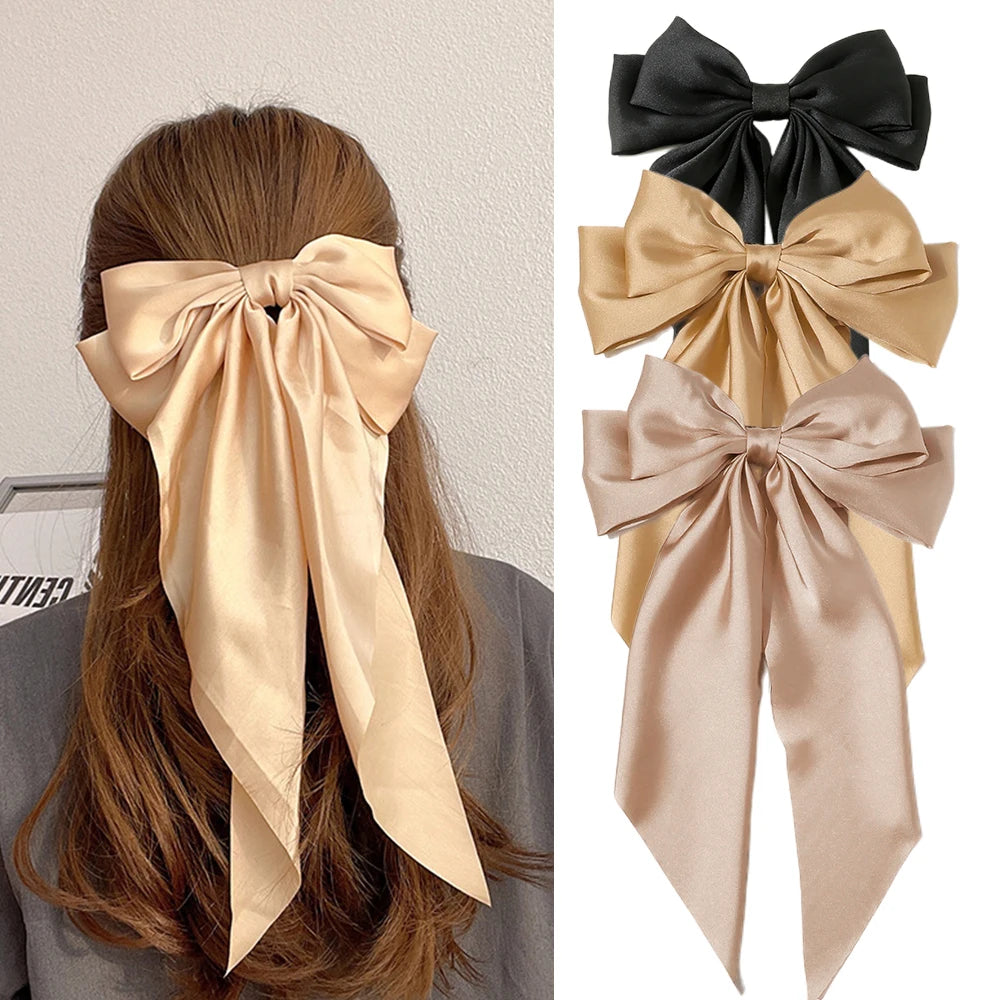 Big Bow Ribbon Hair Clip