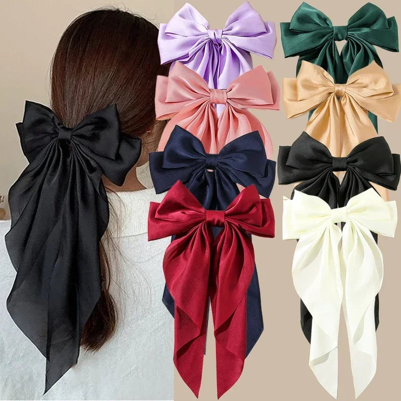 Big Bow Ribbon Hair Clip