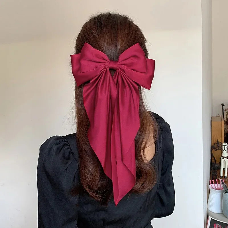 Big Bow Ribbon Hair Clip