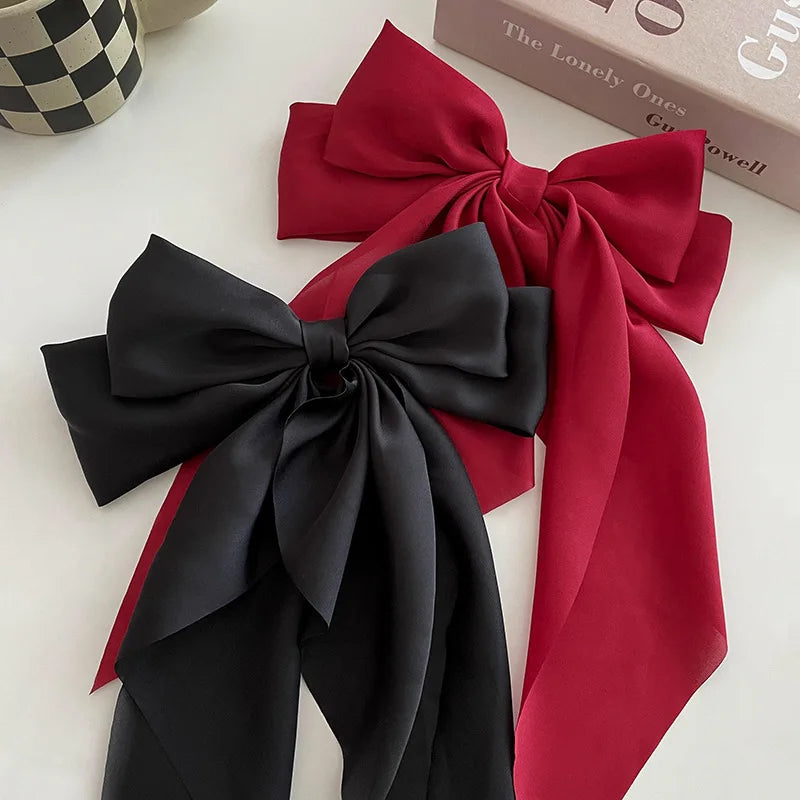 Big Bow Ribbon Hair Clip