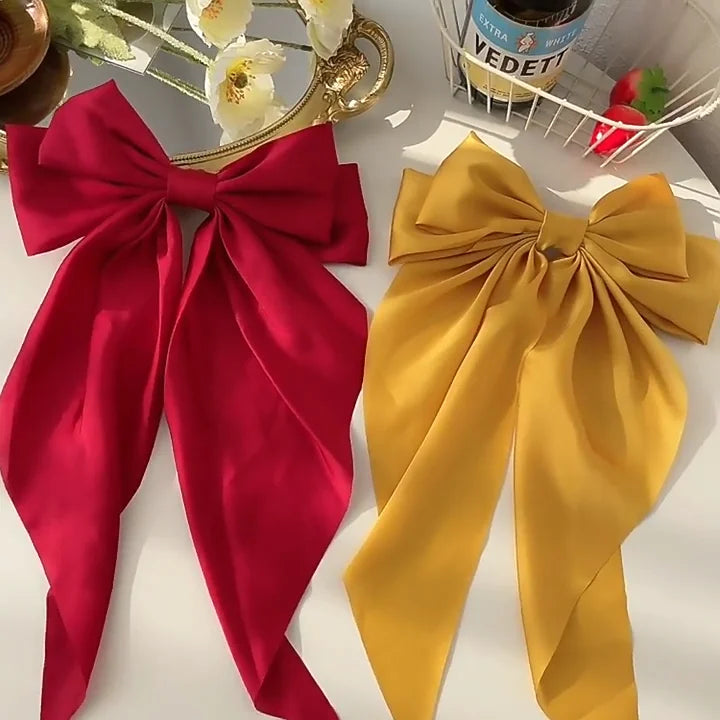 Big Bow Ribbon Hair Clip