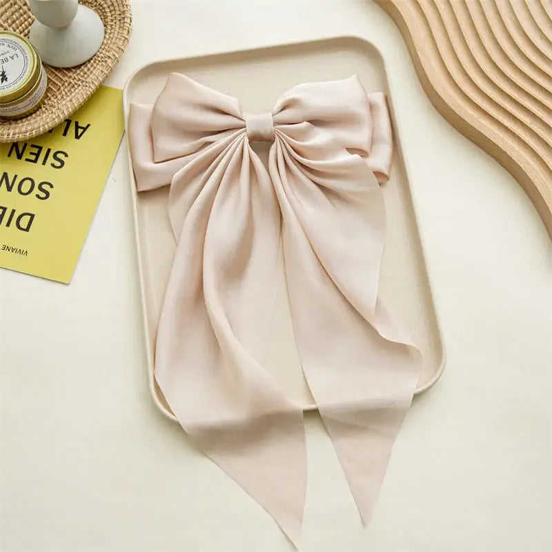 Big Bow Ribbon Hair Clip