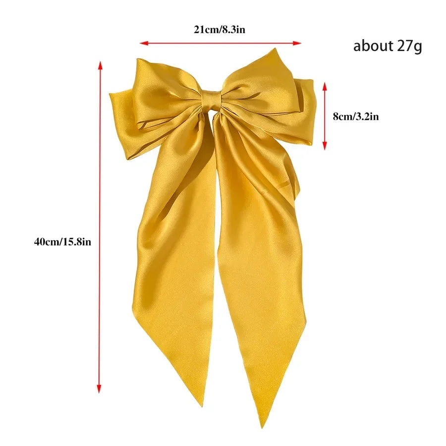 Big Bow Ribbon Hair Clip