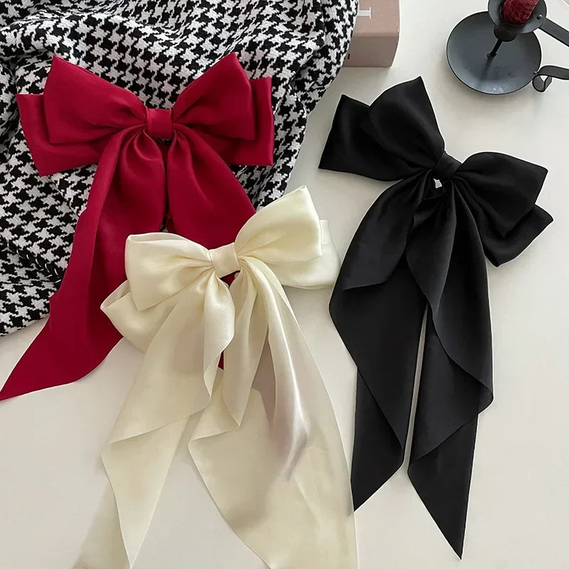 Big Bow Ribbon Hair Clip