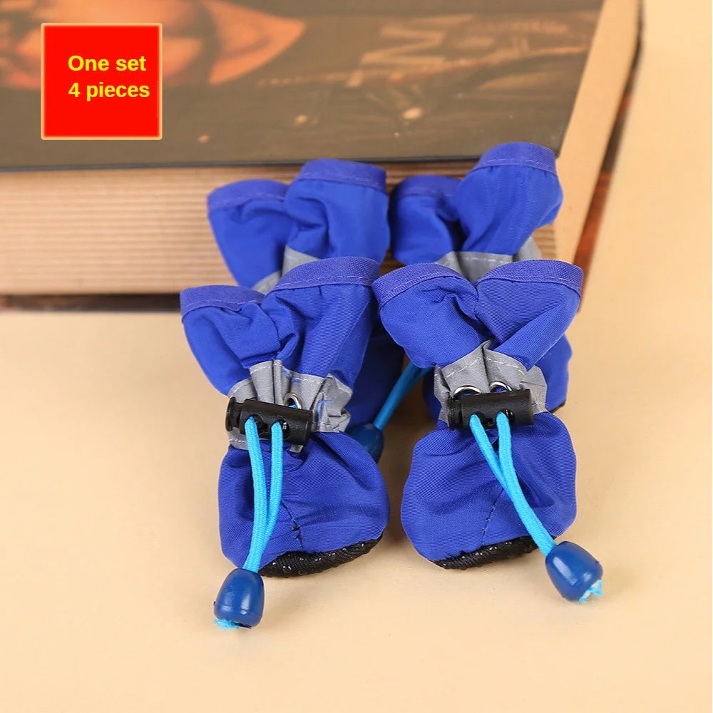 Pet Waterproof Outdoor Boots – 4pcs