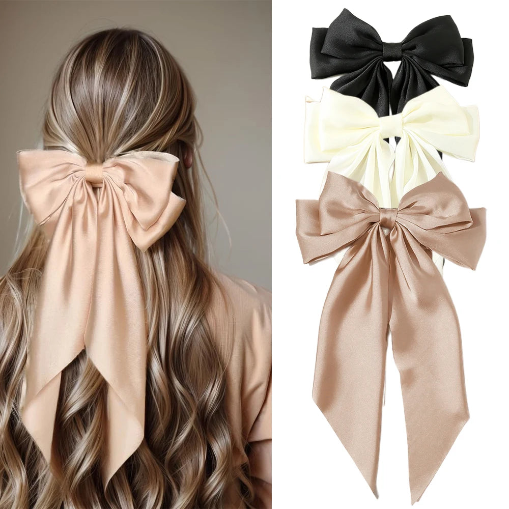 Big Bow Ribbon Hair Clip
