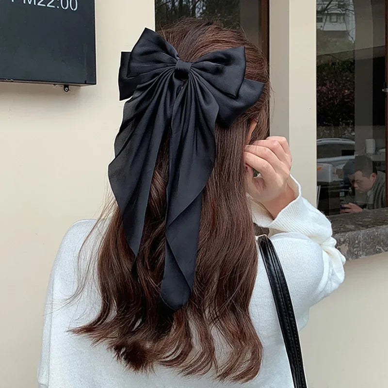 Big Bow Ribbon Hair Clip