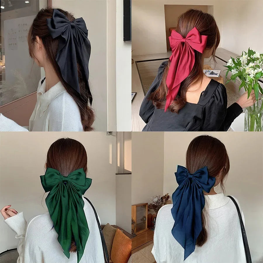 Big Bow Ribbon Hair Clip