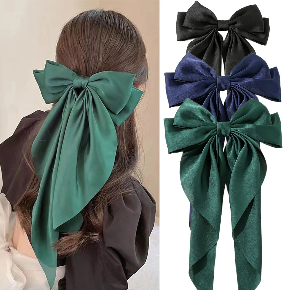 Big Bow Ribbon Hair Clip