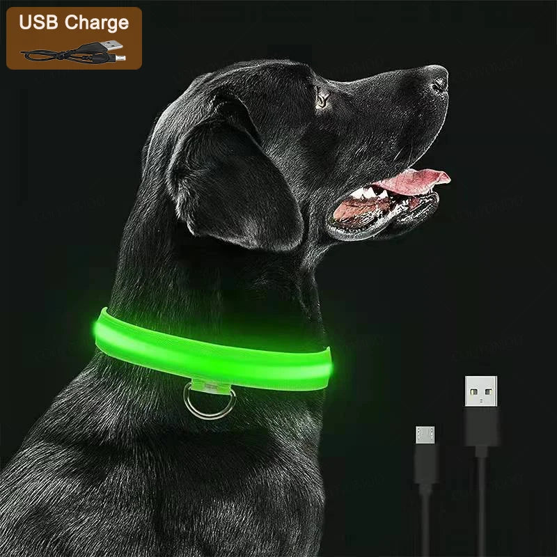 Night‑Glow Dog & Cat Collar