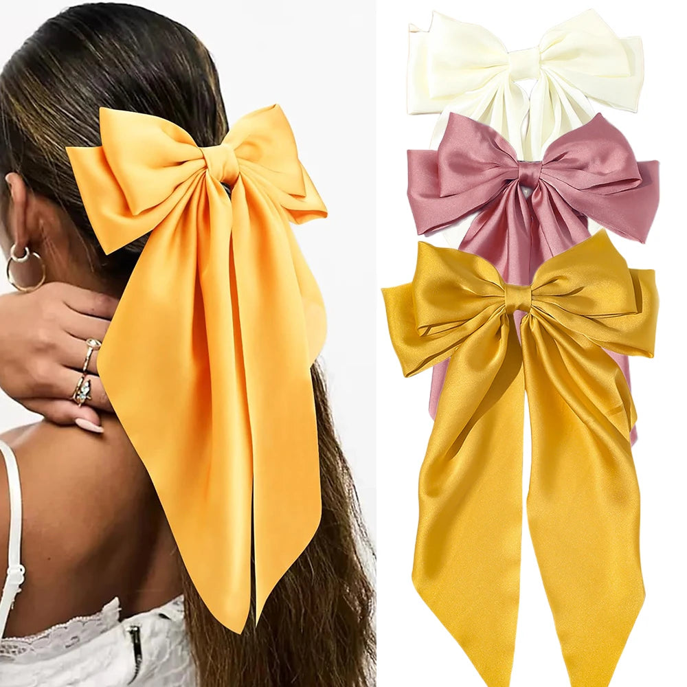 Big Bow Ribbon Hair Clip